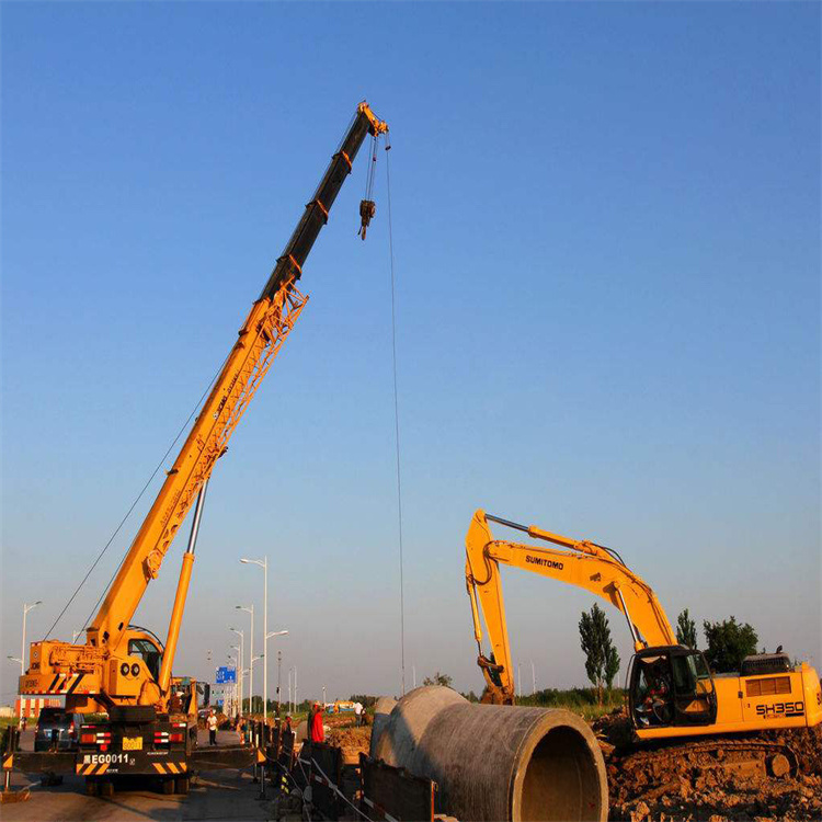 昌邑25吨吊车吊8吨,最远吊多少米